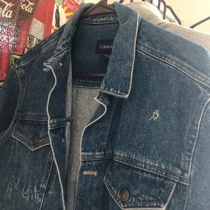 calvin klein denim jacket